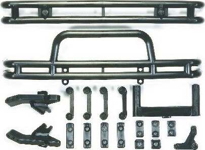 Rc 4x4 Black Bumper D Parts - 54415 - Tamiya