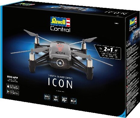 Revell – Icon Quadcopter Drone Med Kamera – 720p – 16 Cm – 23825