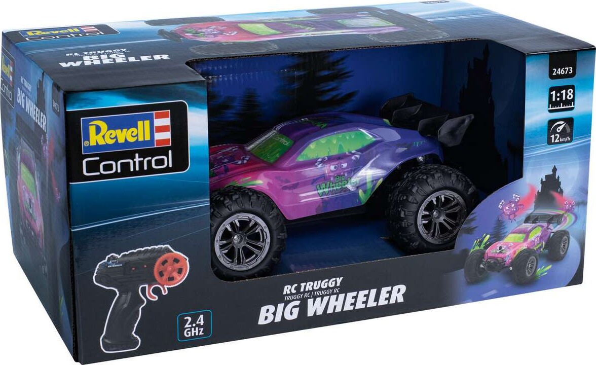 Revell - Control Rc Car Truggy Big Wheeler - 1:18 - 24673