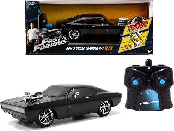 Fjernstyret Rc Bil - Fast And Furious 1970 Dodge Charger