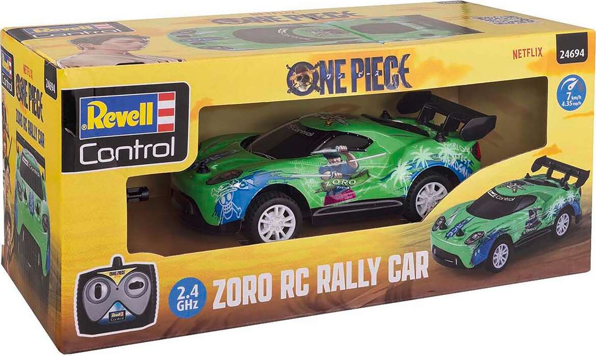 Revell Control - Rc Bil - One Piece Zoro Rally Car - 1:26 - 24694