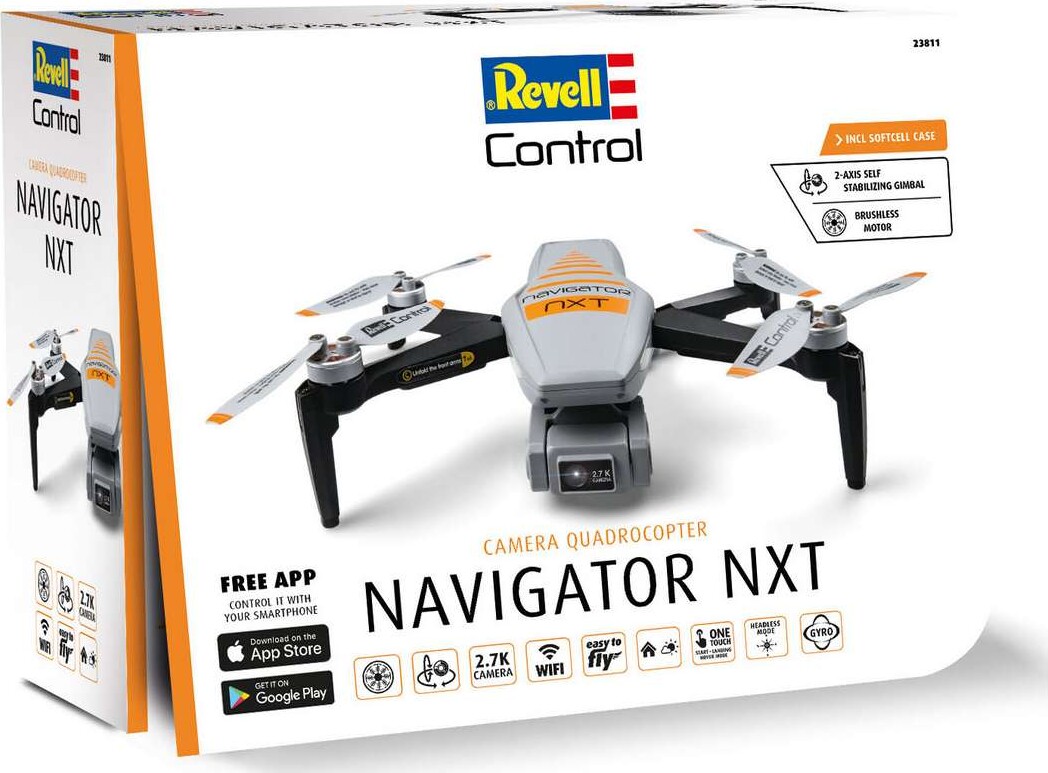 Revell Control Navigator Nxt Fjernstyret Drone 23811 Fra Revell