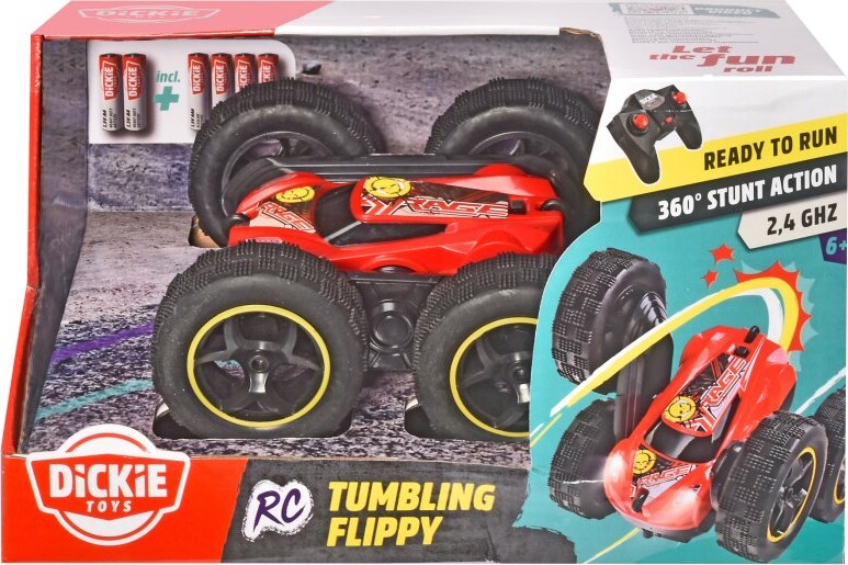 Dickie Toys - Rc Tumbling Flippy - Fjernstyret Stunt Bil