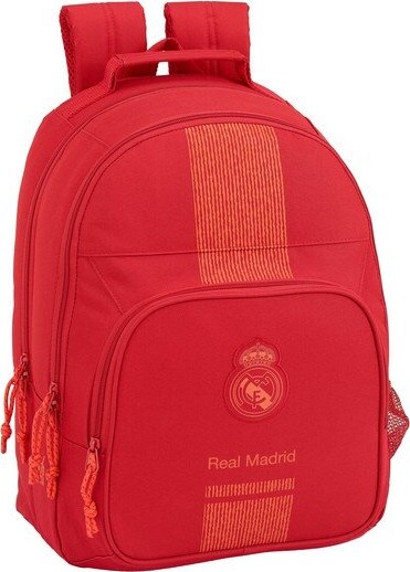 #1 - Real Madrid - Skoletaske - Rød