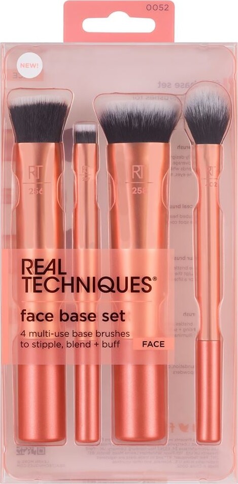 Real Techniques - Face Base Børstesæt - 4 Stk