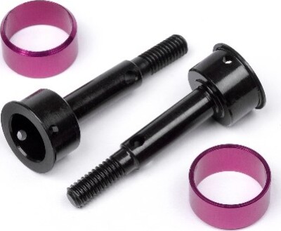 Rear Universal Axle 12.5x31mm (w/ Retainers/2pcs) - Hp86965 - Hpi Racing