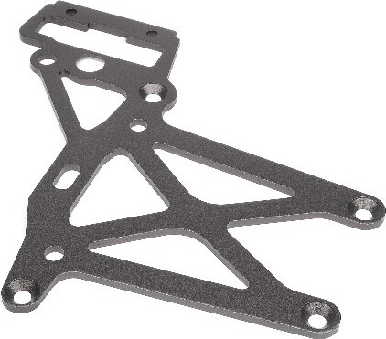 Rear Upper Plate (gunmetal) - Hp102160 - Hpi Racing