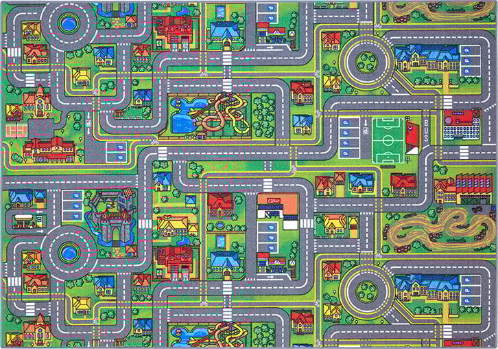 Rebel - Legetæppe - By Vejbane - Bright Colors - 140 X 200 Cm