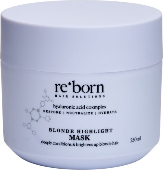 Reborn - Blonde Highlight Mask - 250 Ml
