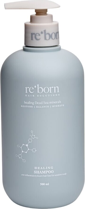 Reborn - Healing Black Mud Shampoo - Black - 500 Ml