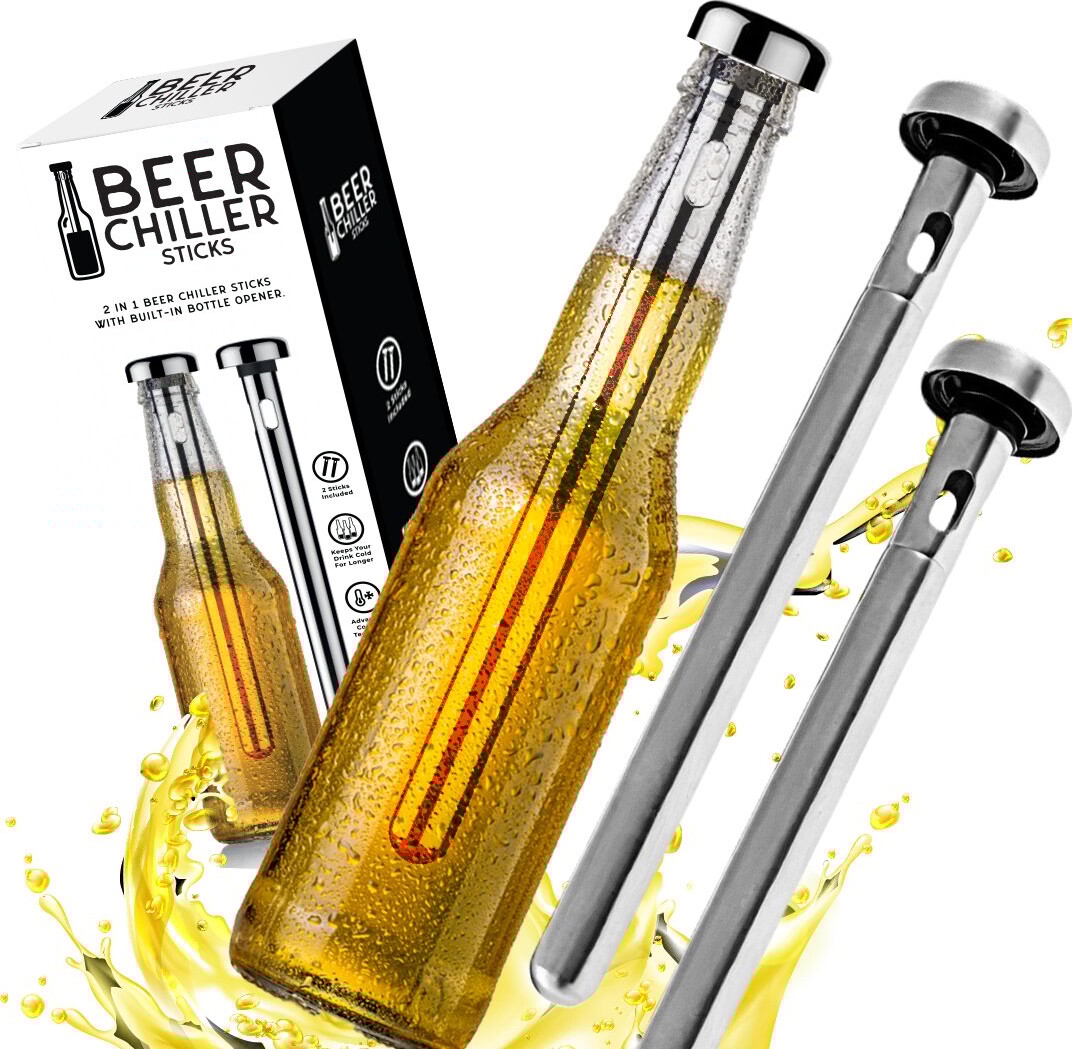 Mad Monkey - Ølkølerpinde med oplukker (sæt med 2)