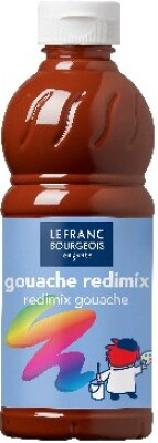 Lefranc & Bourgeois - Gouache Maling - Redimix - Burnt Sienna - 500 Ml