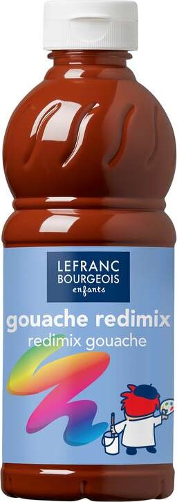 Lefranc & Bourgeois - Gouache Maling - Redimix - Burnt Sienna - 500 Ml - Lefranc Bourgeois