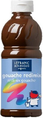 Lefranc & Bourgeois - Gouache Maling - Redimix - Burnt Umber - 500 Ml