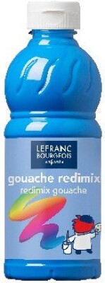 Billede af Gouache Maling - Fluorescent Blue 500 Ml - Lefranc Bourgeois