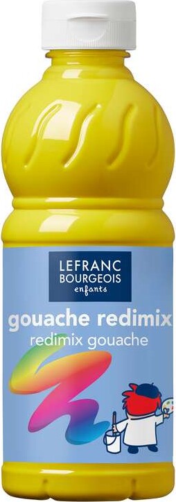 Lefranc & Bourgeois - Gouache Redimix Maling - Gul 500 Ml - Lefranc Bourgeois