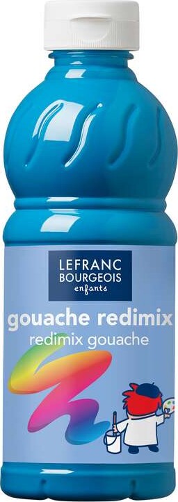 Lefranc & Bourgeois - Akrylmaling - Redimix - Turkisblå - 500 Ml - Lefranc Bourgeois