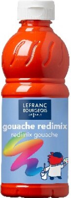 Lefranc & Bourgeois - Gouache Redimix Maling - Rød 500 Ml