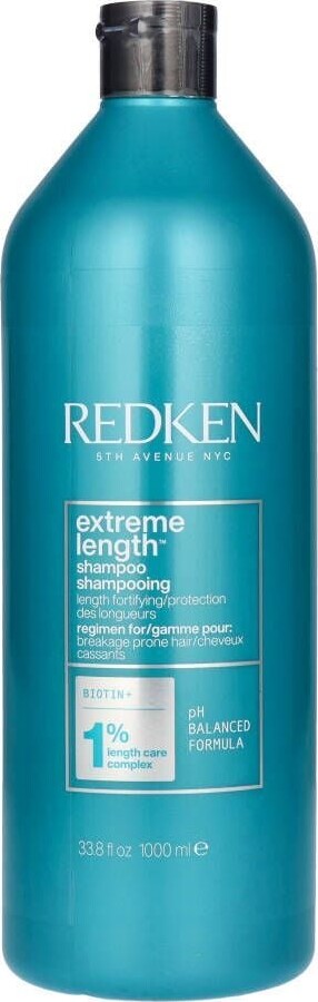Se Redken - Extreme Length Shampoo 1000 Ml hos Gucca.dk