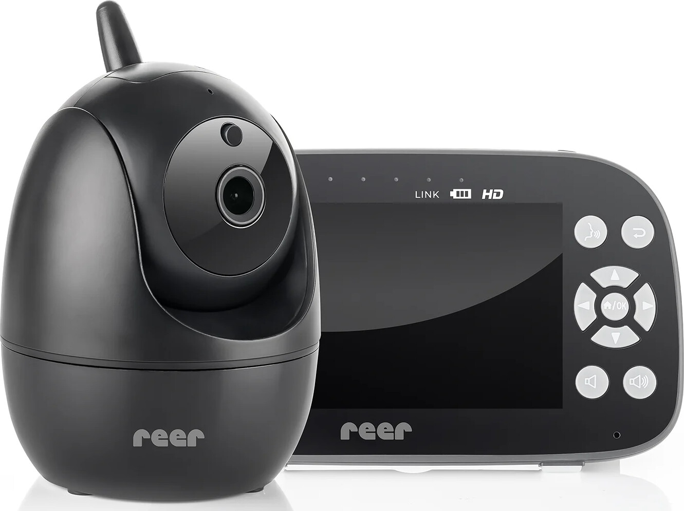 Reer - Babycam Pro Hd Move - Black/grey - 19.5 X 11 X 12.5 Cm