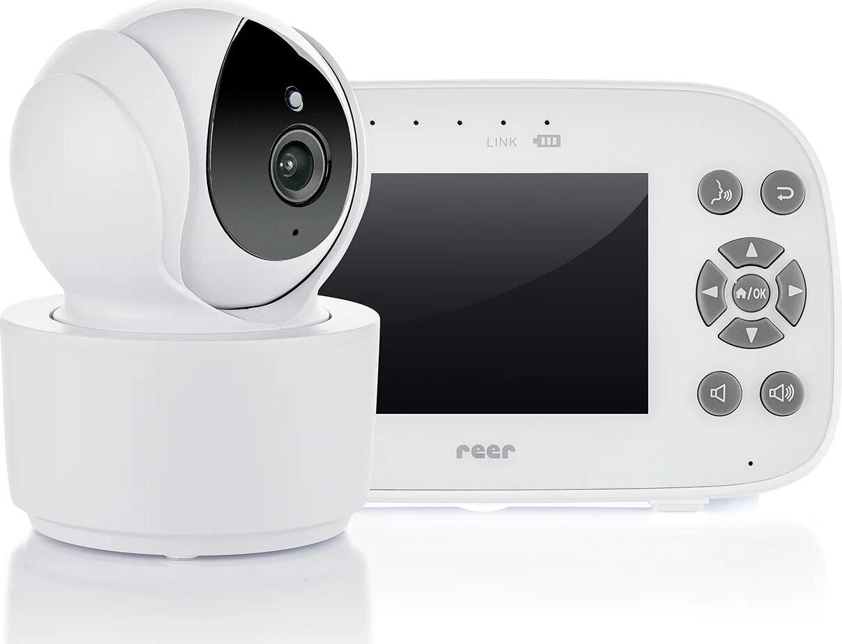 Reer - Babycam Xl Move - White/grey - 19.3 X 11.4 X 12.5 Cm