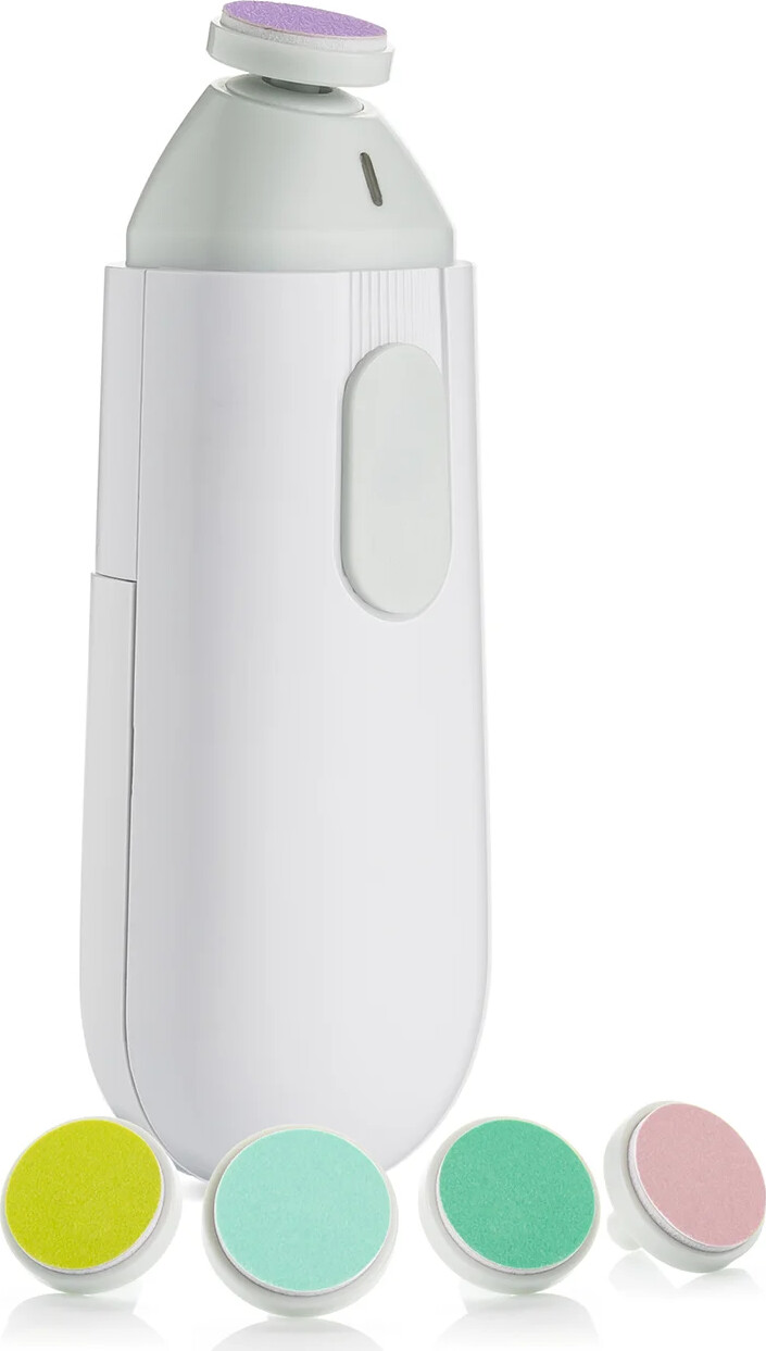 Reer - Babycare Elektrisk Neglefil - White - 9.7 X 4 X 17 Cm