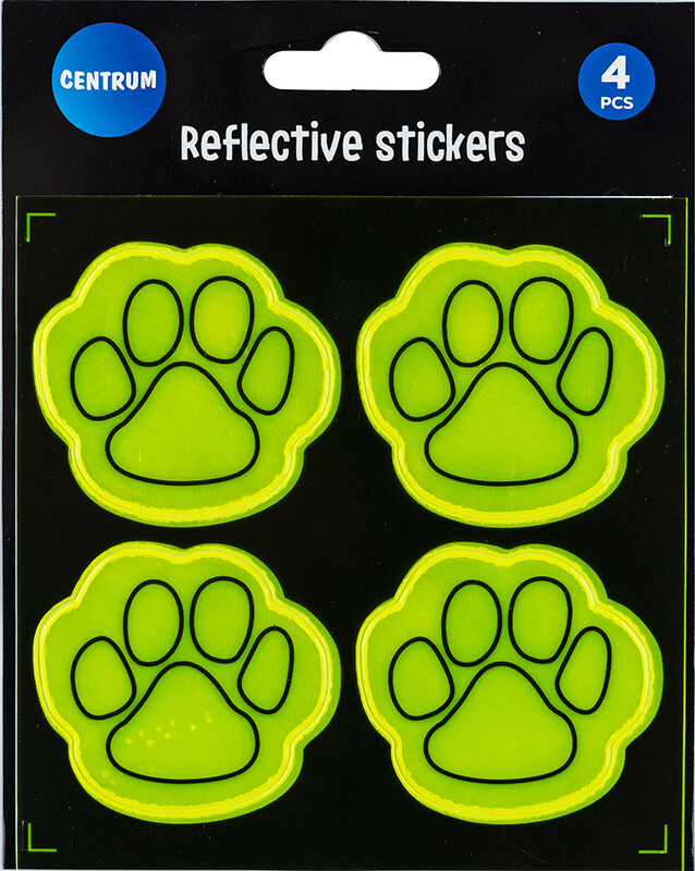 Refleks Sticker Sæt - 4 Stk 50 Mm - Poter - Centrum