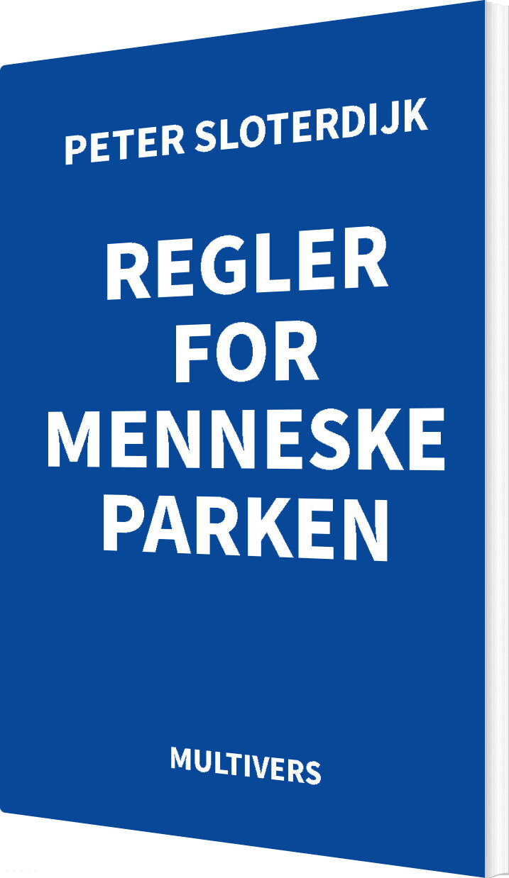 Billede af Regler For Menneskeparken - Peter Sloterdijk - Bog