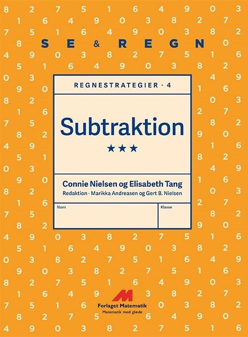 Regnestrategier 4 - Subtraktion - Connie Nielsen - Bog