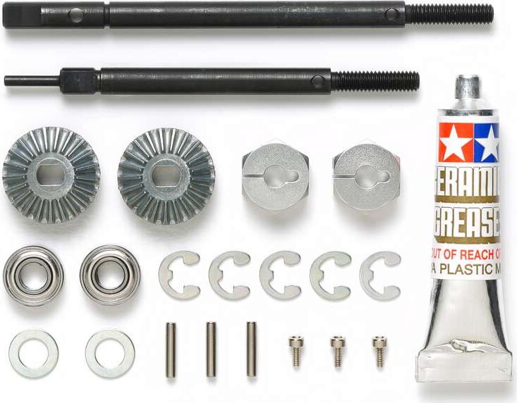 Tamiya - Axle Shaft Set - Forstærket Aksel Sæt - 56554