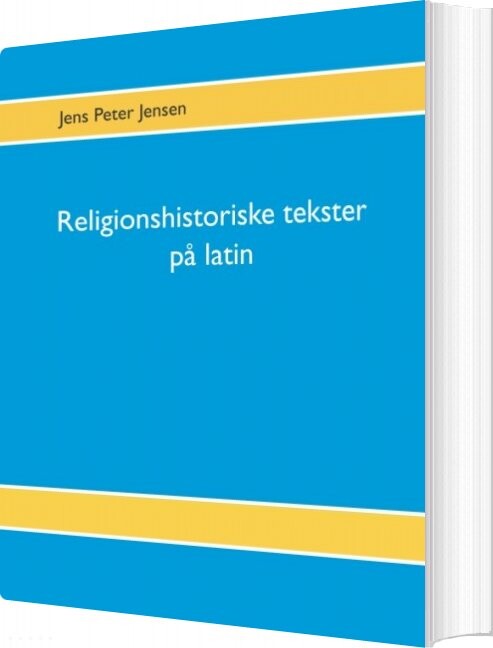 Billede af Religionshistoriske Tekster På Latin - Jens Peter Jensen - Bog