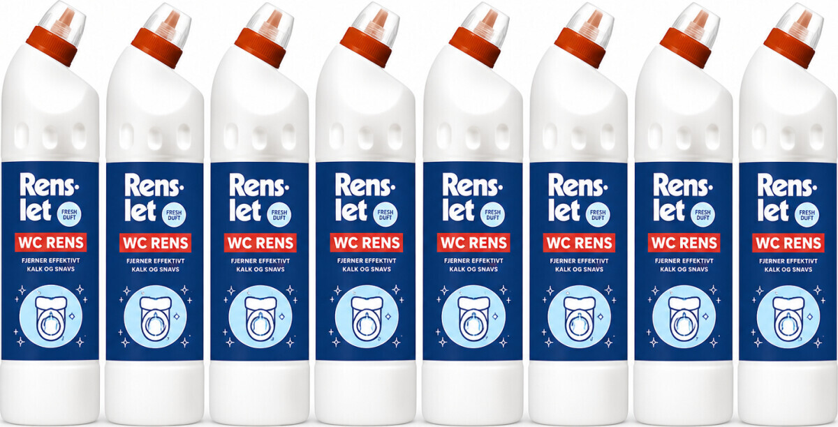 Rens-let - Wc Rens - 8x750 Ml