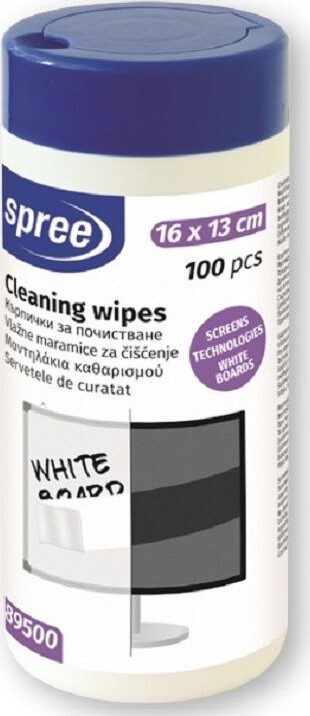 Renseservietter Til Pc Skærm Og Whiteboards - 100 Stk. - Spree