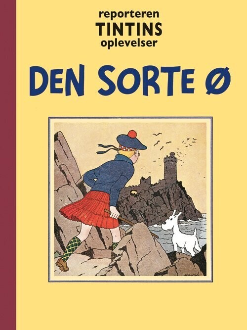 Tintin – Den Sorte ø – Hergé – Bog