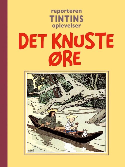 Billede af Tintin - Det Knuste øre - Hergé - Tegneserie hos Gucca.dk