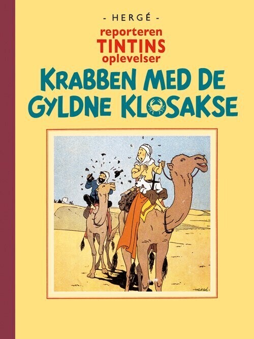 Tintin - Krabben Med De Gyldne Klosakse - Hergé - Bog