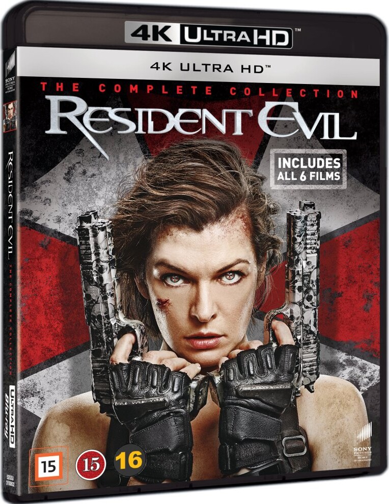Resident Evil 1-6 - The Complete Collection - 4K Blu-Ray