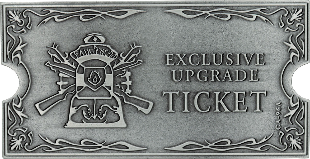 Resident Evil 4 Metal Exclusive Upgrade Ticket