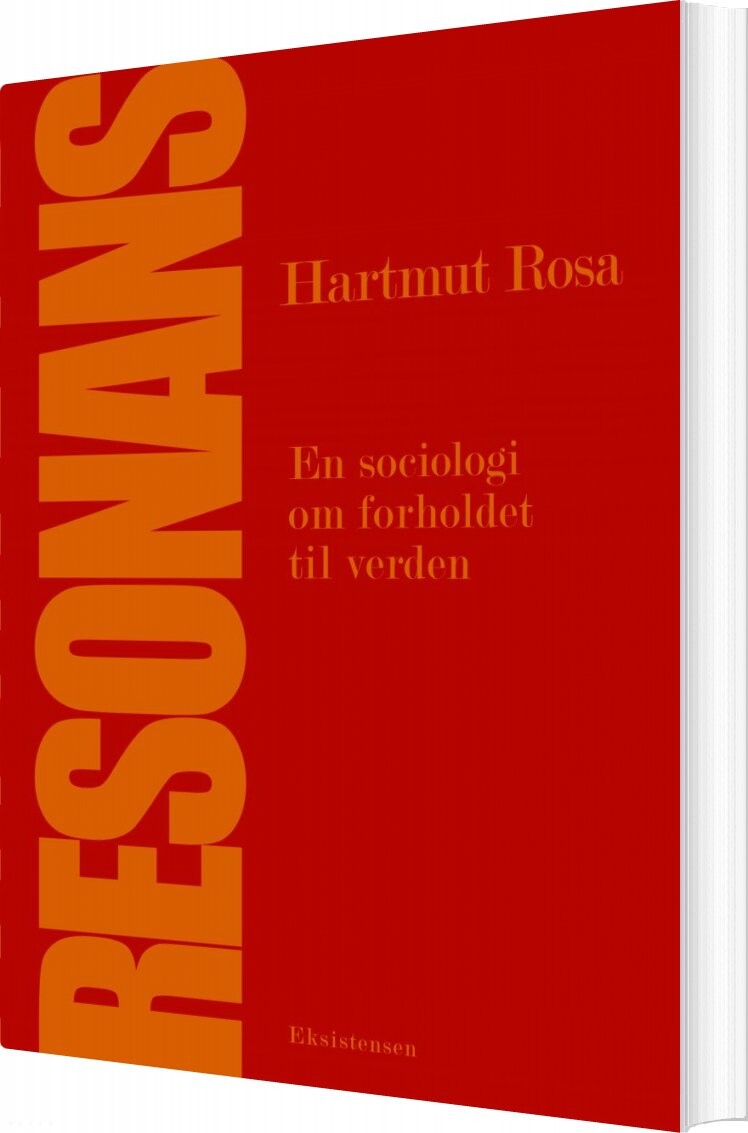 Billede af Resonans - Hartmut Rosa - Bog