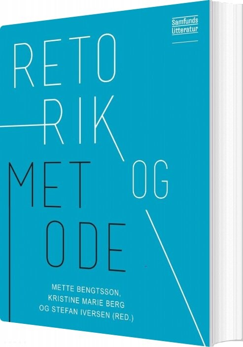 Billede af Retorik Og Metode - Stefan Iversen - Bog