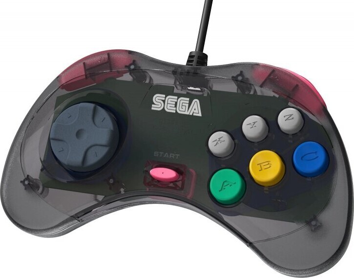 Retro-bit Sega Saturn Cool Pad Controller - Sort