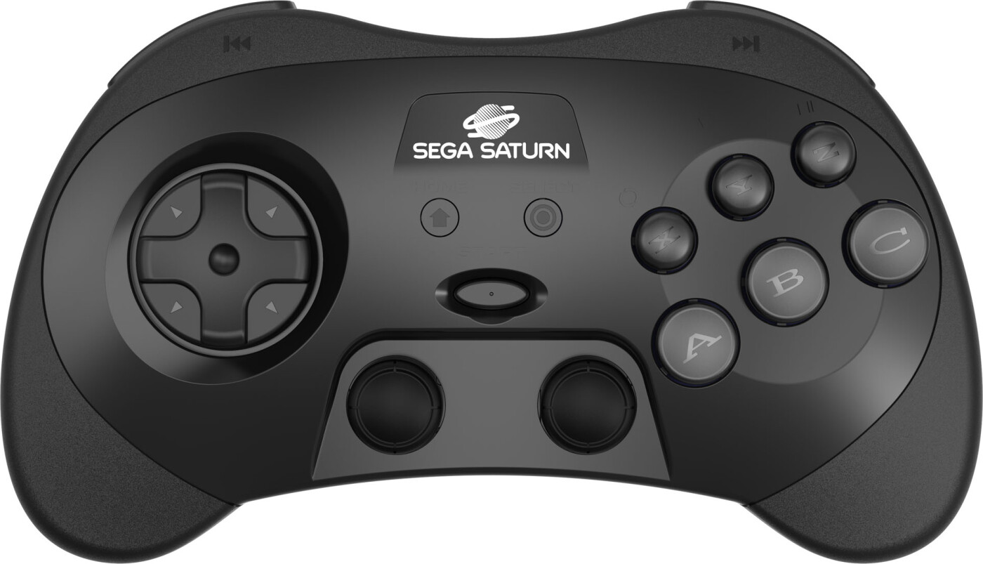 Retro-bit - Sega Saturn Pro Controller - Black