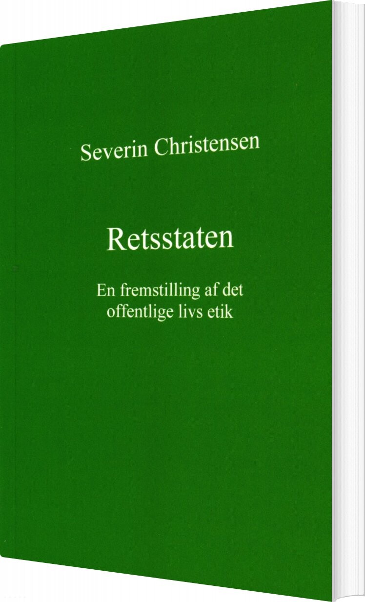 Billede af Retsstaten - Severin Christensen - Bog