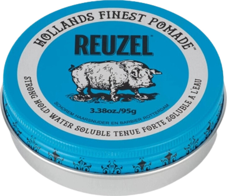 Reuzel Blue Water Soluble Pomade - Strong Hold, 95 g.