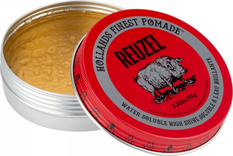 Reuzel Red Water Soluble Pomade - High Shine, 95 g.