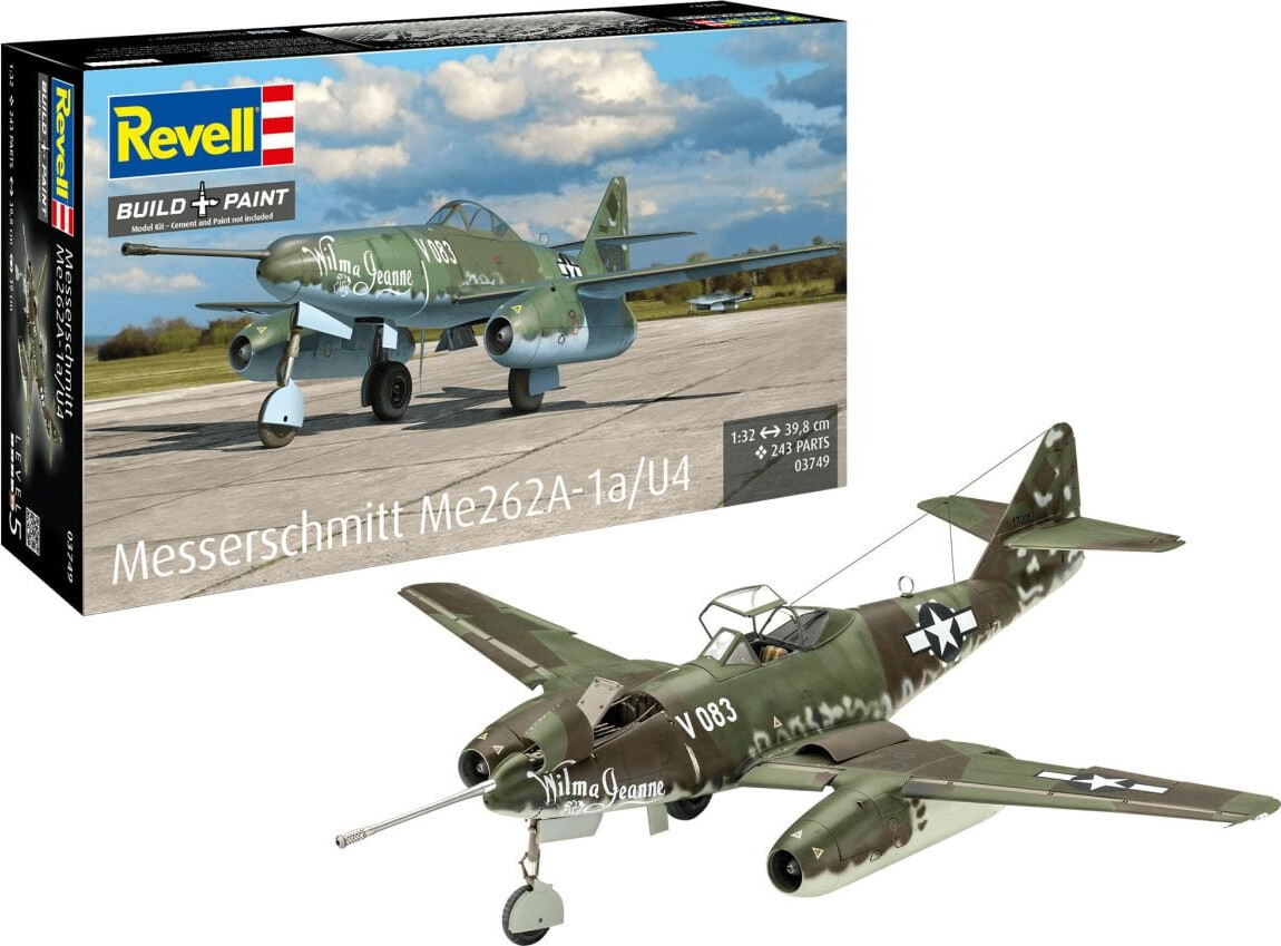 Revell 03749 - Messerschmitt Me262a-1a/u4 Fly Byggesæt - 1:32