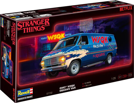Revell 07732 - Stranger Things Squawk Van - 1:25 - Build & Paint
