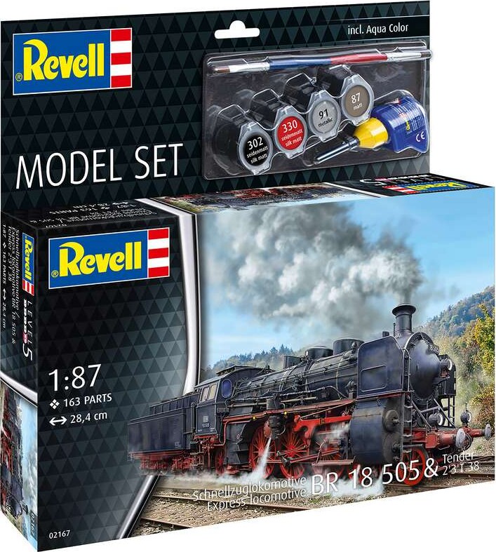 Revell - Br 18 505 W/tender Tog Byggesæt - 1:87 - 62167
