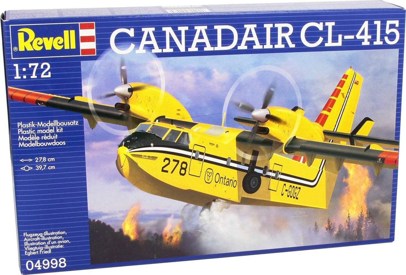 Revell 04998 - Canadair Bombe Fly Cl-415 Fly Byggesæt - 1:72