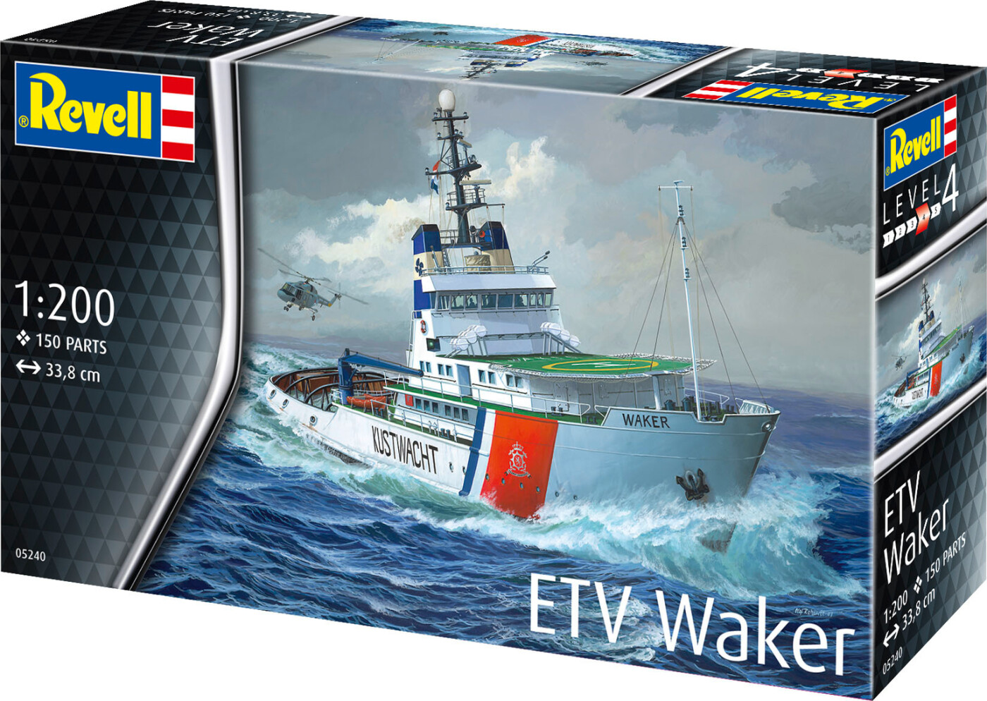 Revell - Etv Waker Model Skib Byggesæt - 1:200 - 05240
